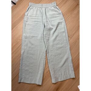 Madewell Light Sage Wide-Leg Pants – Size L